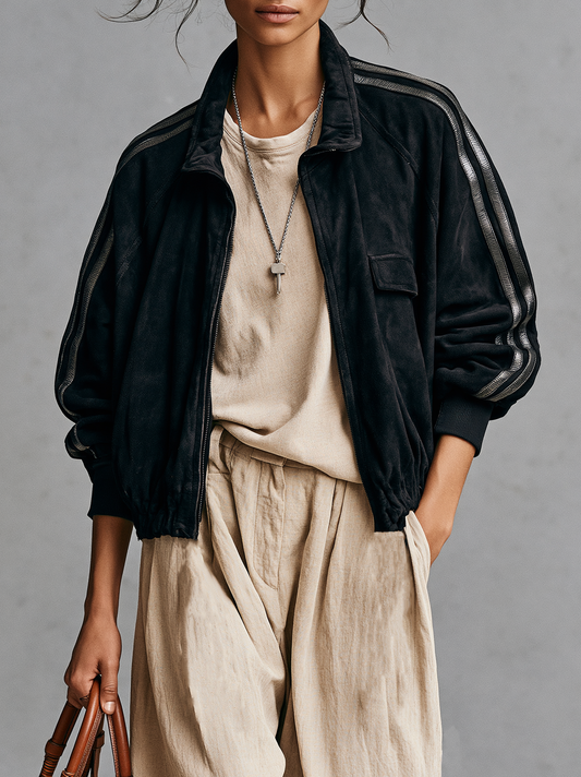 TATIANA | Bomber de Antelina Vintage
