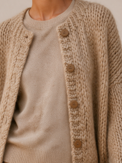 SOLEDAD | Chaqueta de Punto con Botones