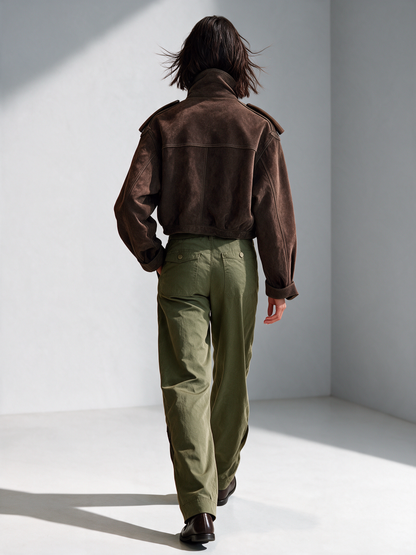 MARILUZ | Chaqueta Utility Cropped de Antelina
