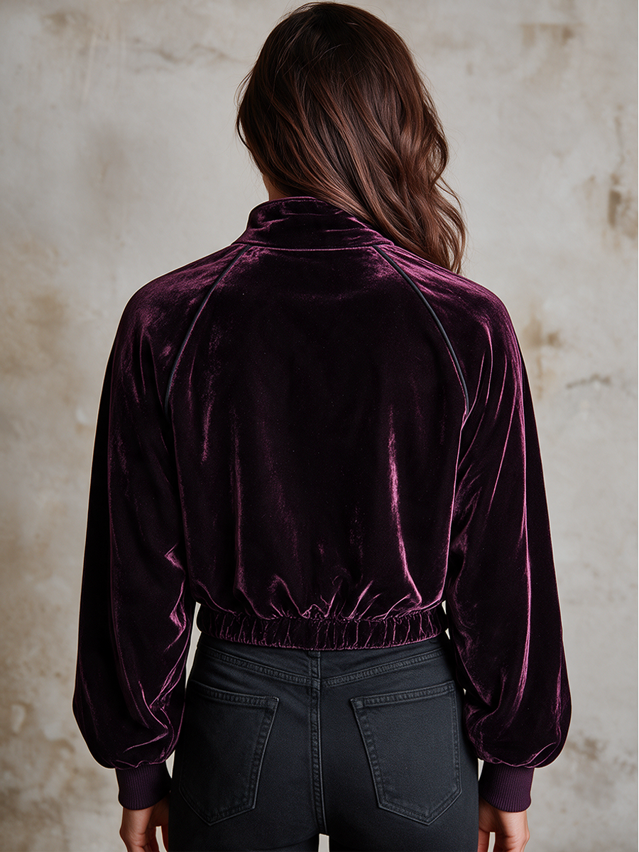 MARIOLA | Chaqueta de Terciopelo Bordada