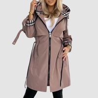 GRACIELA | Chaqueta Impermeable con Capucha y Cremallera