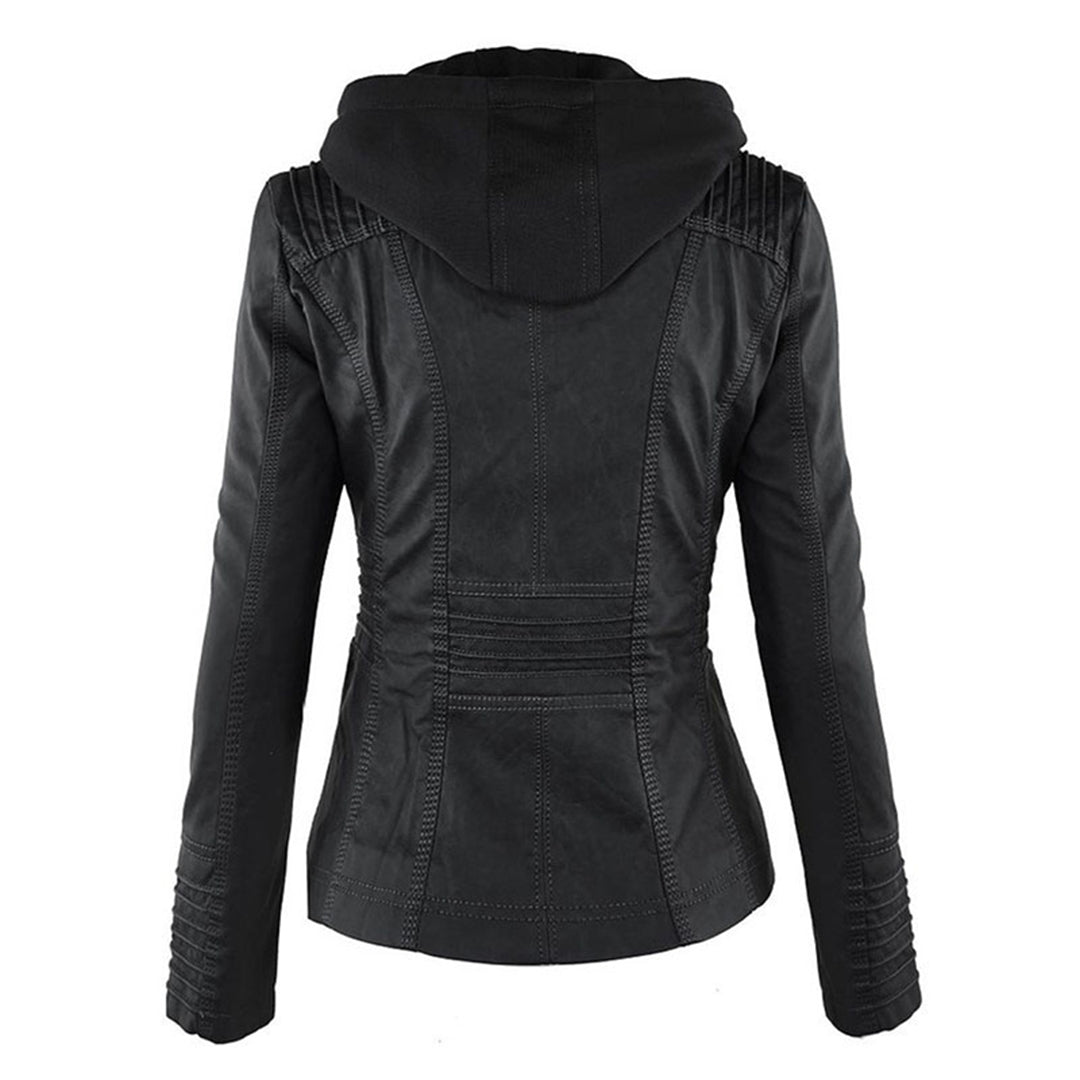GUILLERMINA | Chaqueta con Capucha y Bolsillos con Cremallera