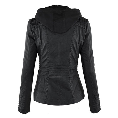 GUILLERMINA | Chaqueta con Capucha y Bolsillos con Cremallera