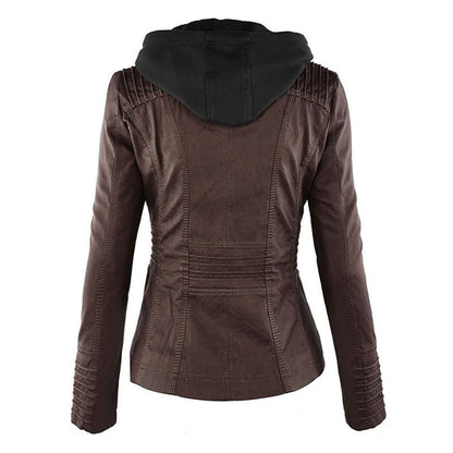 GUILLERMINA | Chaqueta con Capucha y Bolsillos con Cremallera