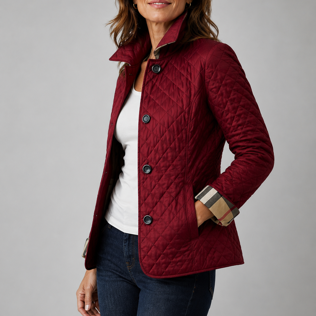 FAUSTINA | Chaqueta Acolchada Ligera con Botones