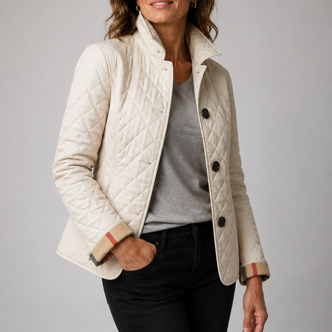 GUIOMAR | Chaqueta Acolchada Ligera con Botones