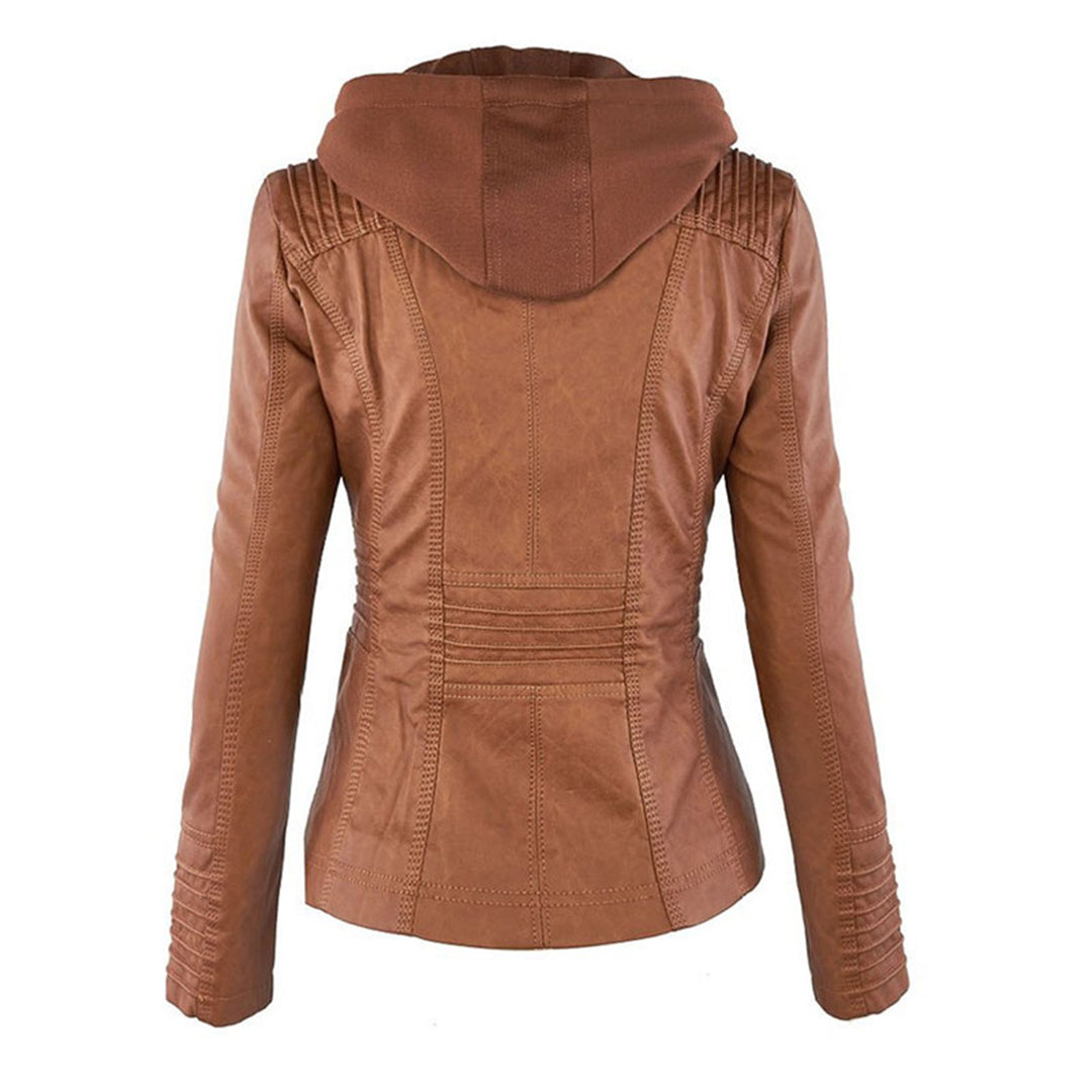 GUILLERMINA | Chaqueta con Capucha y Bolsillos con Cremallera