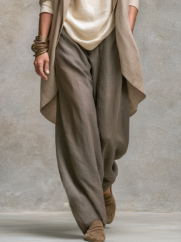 ESTEFANÍA | Conjunto de Tres Piezas: Chaqueta, Top y Pantalón Palazzo