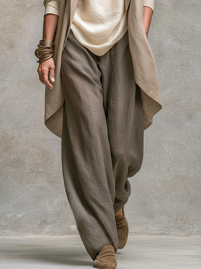 ESTEFANÍA | Conjunto de Tres Piezas: Chaqueta, Top y Pantalón Palazzo