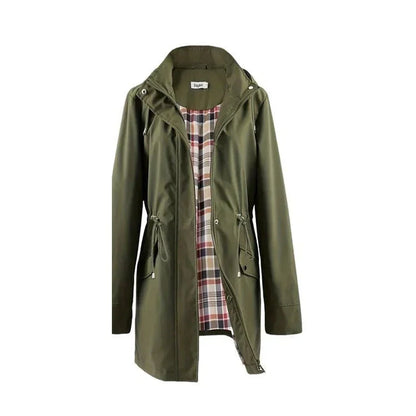 ELIA | Impermeable 3 en 1 con Forro de Cuadros y Capucha Desmontable